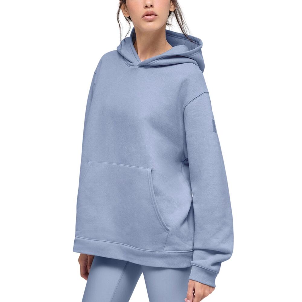 Alo Yoga Heavyweight Blue Renown Hoodie Size S